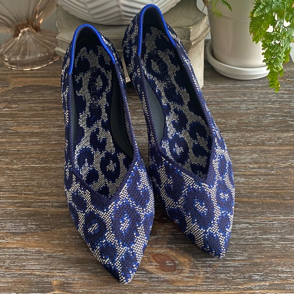 Rothy's The Point Il Indigo Cat Slip On Pointed Flats Womens 7.5 - Picture 8 of 13